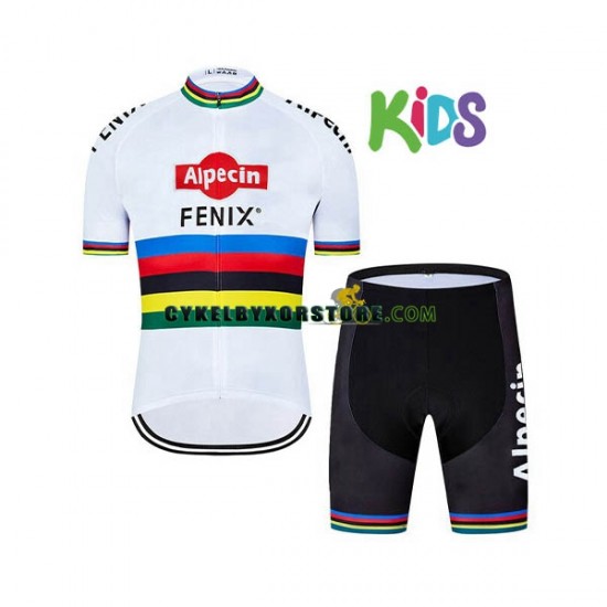 Barn Cykeltröjor och Cykelshorts 2020 Alpecin-Fenix N003