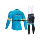 Herr Cykeltröjor Långärmad och Bib Cykeltights 2020 Astana Pro Team N001