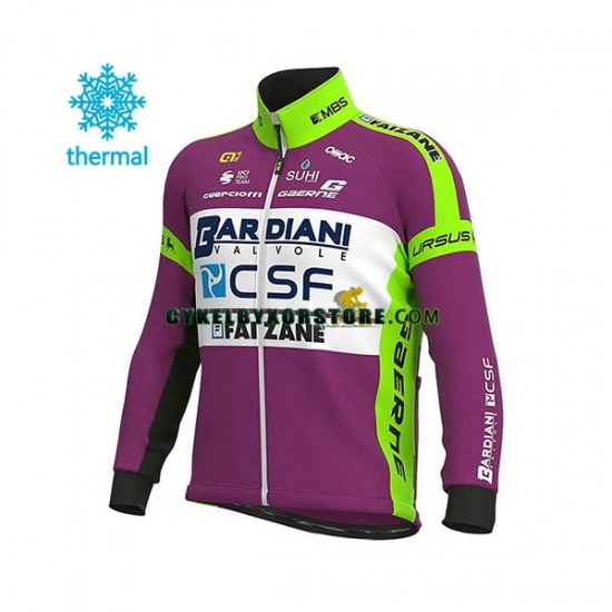 Herr Cykeltröjor Vinter Thermal Fleece 2020 Bardiani-CSF N001