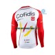 Herr Cykeltröjor Långärmad och Bib Cykeltights Vinter Thermal Fleece 2020 Cofidis Pro Team N001