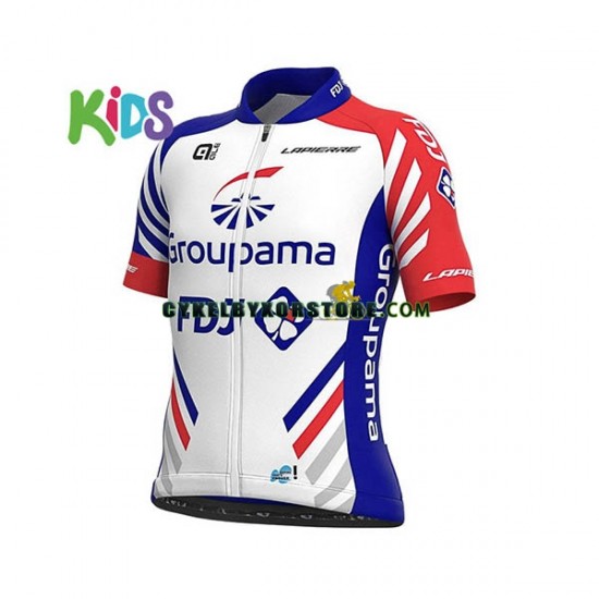 Barn Cykeltröjor och Cykelshorts 2020 Groupama-FDJ N001
