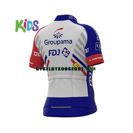 Barn Cykeltröjor och Cykelshorts 2020 Groupama-FDJ N001