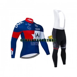 Herr Cykeltröjor Långärmad och Bib Cykeltights 2020 IAM Cycling N002