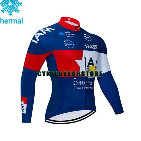 Herr Cykeltröjor Vinter Thermal Fleece 2020 IAM Cycling N002