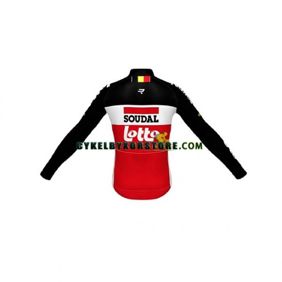 Herr Cykeltröjor Långärmad och Bib Cykeltights 2020 Lotto Soudal N001