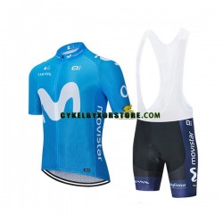 Herr Cykeltröjor och Bib Cykelshorts 2020 Movistar Team N001