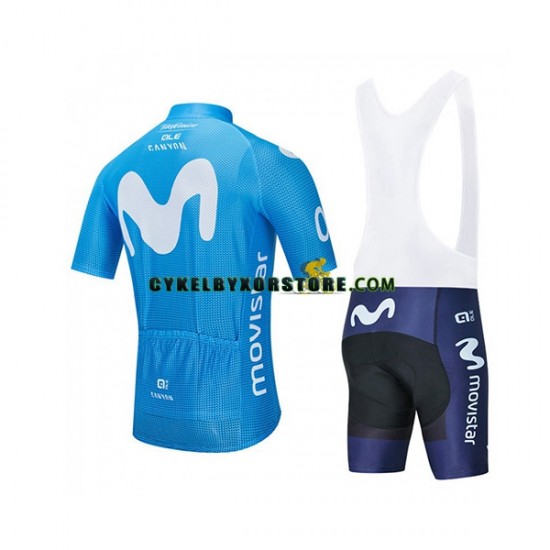 Herr Cykeltröjor och Bib Cykelshorts 2020 Movistar Team N001