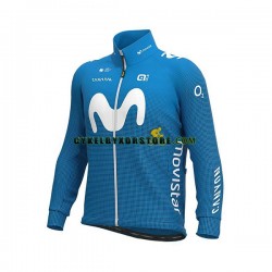 Herr Cykeltröjor Långärmad 2020 Movistar Team N001