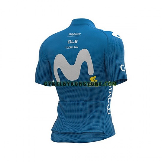 Herr Cykeltröjor Kortärmad 2020 Movistar Team N001