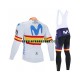 Herr Cykeltröjor Långärmad och Bib Cykeltights 2020 Movistar Team N002