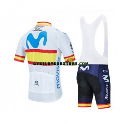 Herr Cykeltröjor och Bib Cykelshorts 2020 Movistar Team N002