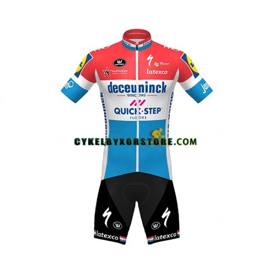 Herr Cykeltröjor och Bib Cykelshorts 2020 Quick-Step Floors N002