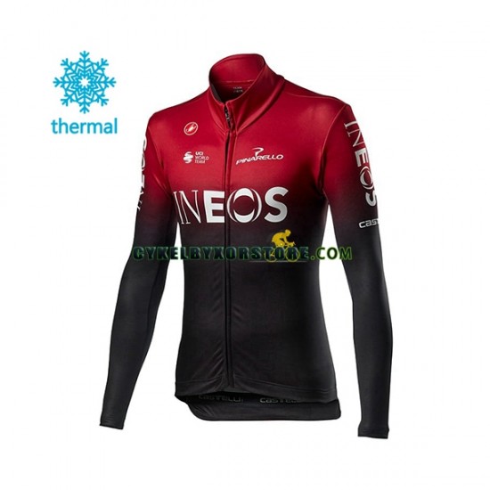 Herr Cykeltröjor Vinter Thermal Fleece 2020 TEAM INEOS N001