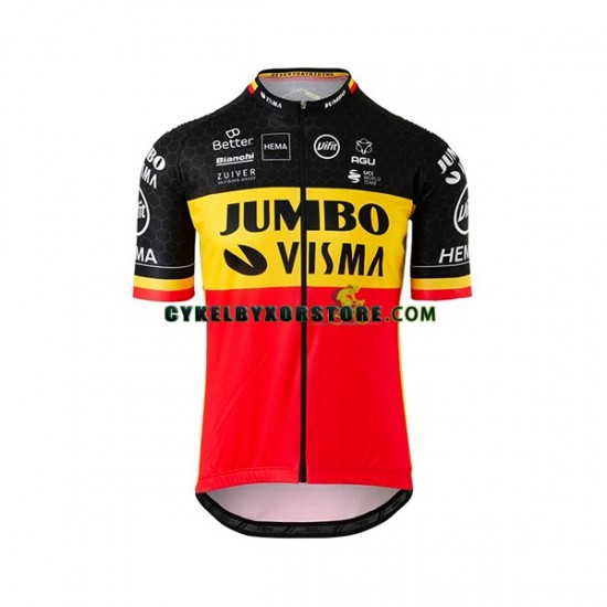 Herr Cykeltröjor och Bib Cykelshorts 2020 Team Jumbo-Visma N002