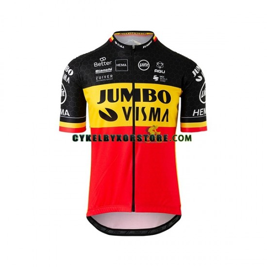 Herr Cykeltröjor Kortärmad 2020 Team Jumbo-Visma N002