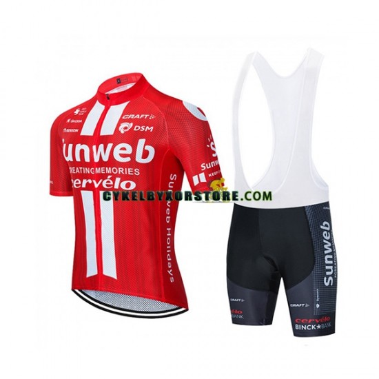Herr Cykeltröjor och Bib Cykelshorts 2020 Team Sunweb N001