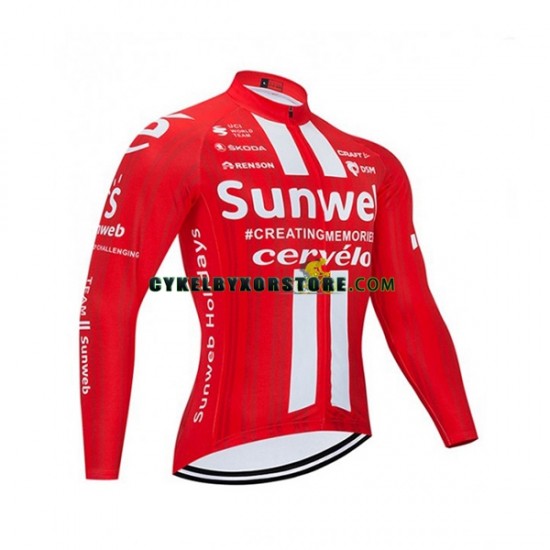 Herr Cykeltröjor Långärmad 2020 Team Sunweb N001