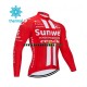 Herr Cykeltröjor Vinter Thermal Fleece 2020 Team Sunweb N001