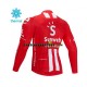 Herr Cykeltröjor Vinter Thermal Fleece 2020 Team Sunweb N001