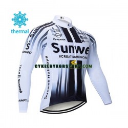 Herr Cykeltröjor Vinter Thermal Fleece 2020 Team Sunweb N002