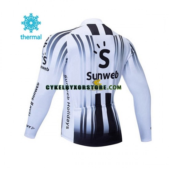 Herr Cykeltröjor Vinter Thermal Fleece 2020 Team Sunweb N002