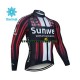 Herr Cykeltröjor Vinter Thermal Fleece 2020 Team Sunweb N003