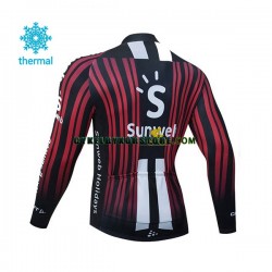 Herr Cykeltröjor Vinter Thermal Fleece 2020 Team Sunweb N003