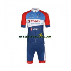 Herr Cykeltröjor och Bib Cykelshorts 2020 Total Direct Energie N001