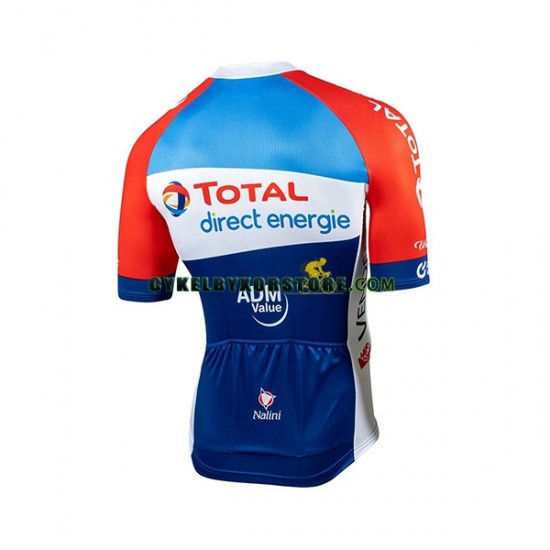 Herr Cykeltröjor och Bib Cykelshorts 2020 Total Direct Energie N001