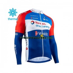 Herr Cykeltröjor Vinter Thermal Fleece 2020 Total Direct Energie N001