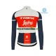 Herr Cykeltröjor Långärmad och Bib Cykeltights Vinter Thermal Fleece 2020 Trek Segafredo N001