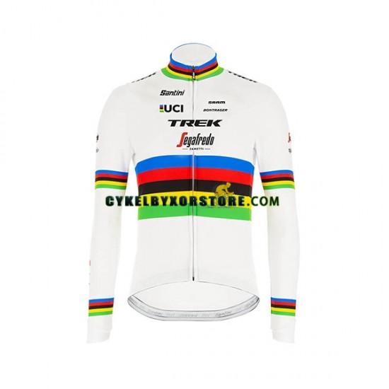 Herr Cykeltröjor Långärmad 2020 Trek-Segafredo UCI World Champion N001