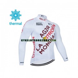 Herr Cykeltröjor Vinter Thermal Fleece 2021 AG2R Citroen Team N001