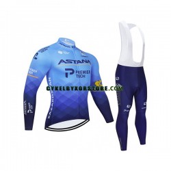 Herr Cykeltröjor Långärmad och Bib Cykeltights 2021 Astana-Premier Tech N001