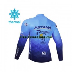 Herr Cykeltröjor Vinter Thermal Fleece 2021 Astana-Premier Tech N001