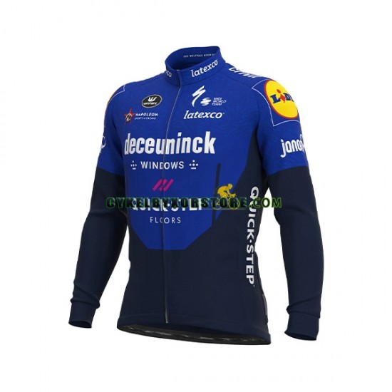 Herr Cykeltröjor Långärmad 2021 Deceuninck-Quick-Step N004