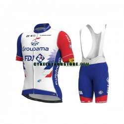 Herr Cykeltröjor och Bib Cykelshorts 2021 Groupama-FDJ N001