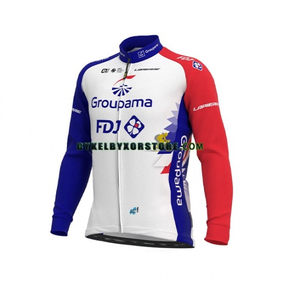 Herr Cykeltröjor Långärmad 2021 Groupama-FDJ N001