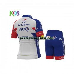 Barn Cykeltröjor och Cykelshorts 2021 Groupama-FDJ N001