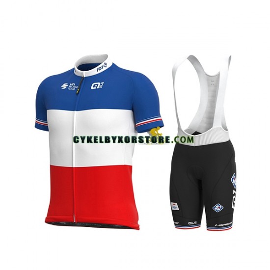 Herr Cykeltröjor och Bib Cykelshorts 2021 Groupama-FDJ N003