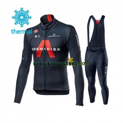 Herr Cykeltröjor Långärmad och Bib Cykeltights Vinter Thermal Fleece 2021 Ineos Grenadiers N001