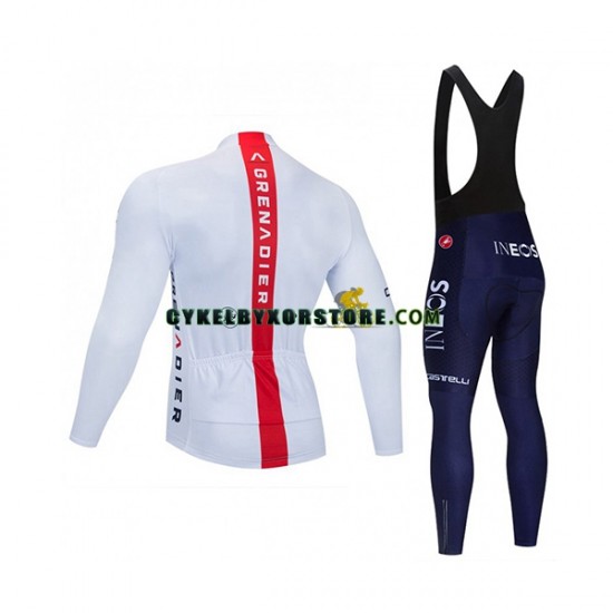 Herr Cykeltröjor Långärmad och Bib Cykeltights 2021 Ineos Grenadiers N004