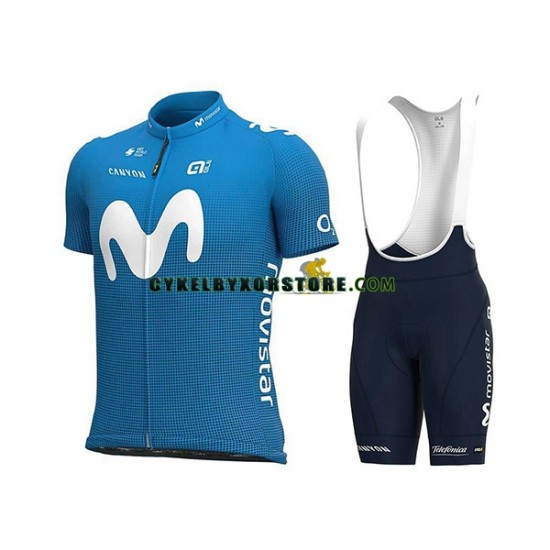 Herr Cykeltröjor och Bib Cykelshorts 2021 Movistar Team N001