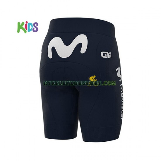 Barn Cykeltröjor och Cykelshorts 2021 Movistar Team N001