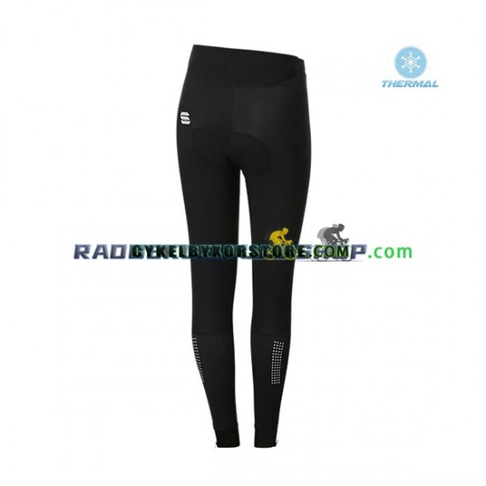 Dam Cykeltights Vinter Thermal Fleece 2021 Spоrtful Leaf N001