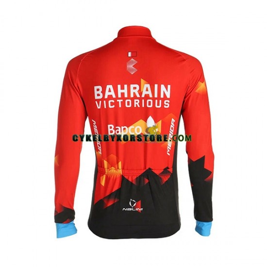 Herr Cykeltröjor Långärmad 2021 Team Bahrain Victorious N001