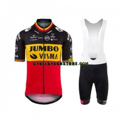 Herr Cykeltröjor och Bib Cykelshorts 2021 Team Jumbo-Visma N001