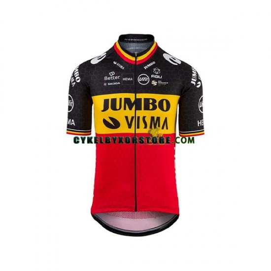 Herr Cykeltröjor Kortärmad 2021 Team Jumbo-Visma N001