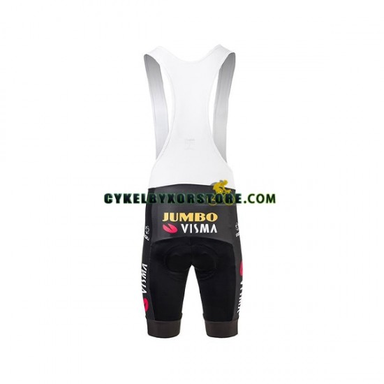 Herr Cykeltröjor och Bib Cykelshorts 2021 Team Jumbo-Visma N002