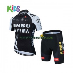 Barn Cykeltröjor och Cykelshorts 2021 Team Jumbo-Visma N002